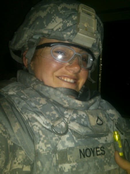 Jennifer Noyes in uniform